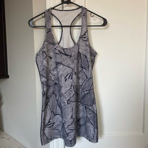 Lululemon Abstract Print Racerback Tank Top Sz 10